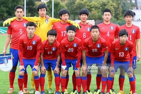 Các cầu thủ trẻ U15 Hàn Quốc. (Nguồn: Getty Images)