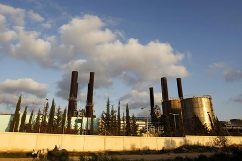 Nhà máy điện ở Gaza đóng cửa. (Nguồn: AFP)