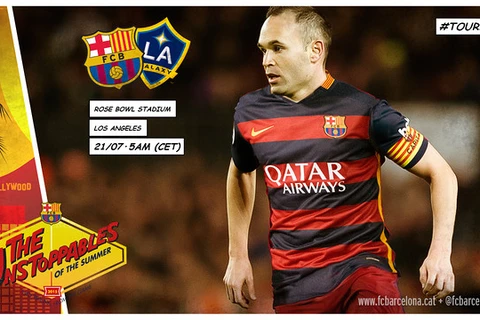 Link xem trực tiếp trận đấu giữa Barcelona - Los Angeles Galaxy