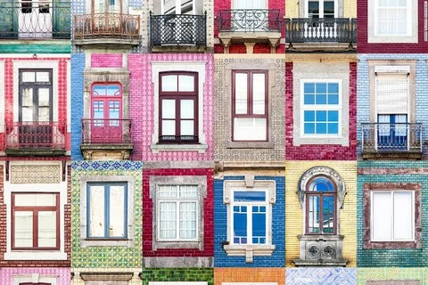 Khung cửa sỗ chụp ở Porto, Bồ Đào Nha. (Nguồn: cnn.com)