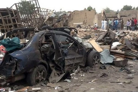 Hiện trường một vụ tấn công ở Nigeria. (Nguồn: AP)