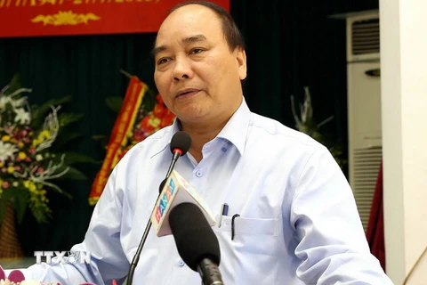 Ban Chỉ đạo tổng kết 10 năm thực hiện Luật Phòng, chống tham nhũng do Phó Thủ tướng Nguyễn Xuân Phúc làm Trưởng ban. (Ảnh: Nguyễn Quang​/TTXVN)