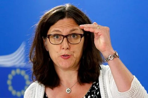 Ủy viên về Thương mại EU Cecilia Malmstrom. (Nguồn: Reuters)