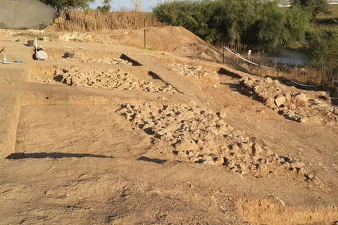 Tàn tích tường thành của Philistine Gath được khai quật. (Nguồn: rt.com)