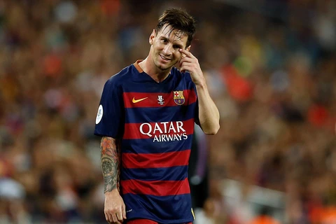 Messi đã ghi bàn nhưng không thể giúp Barcelona giành chiến thắng. (Nguồn:AP) 
