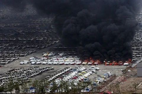 Các hãng chế tạo ôtô thế giới xác nhận vụ nổ đã gây hư hại cho 4.950 xe. (Nguồn: AP)