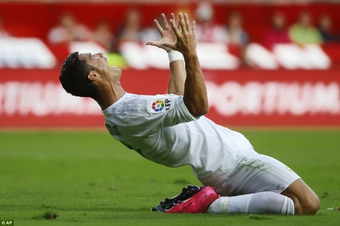 Ronaldo không thể giúp Real Madrid khởi đầu thuận lợi. (Nguồn: AP)