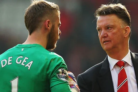 Van Gaal cũng không rõ David de Gea sẽ đi hay ở. (Nguồn: Getty Images)