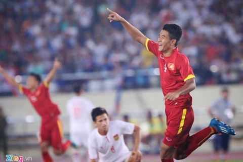 Đức Chinh góp công lớn đưa U19 Việt Nam vào chung kết. (Nguồn: Zing)