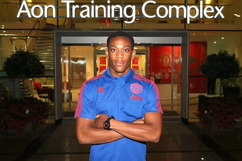 Martial trong màu áo của Manchester United. (Nguồn: manutd)