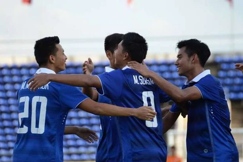 U19 Thái Lan giành vé vào chung kết giải U19 Đông Nam Á. (Nguồn: Goal.com)