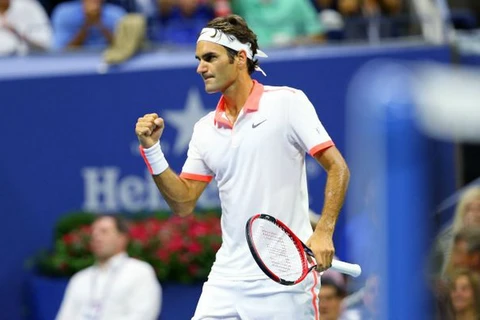 Roger Federer đã giành vé vào tứ kết US Open 2015. (Nguồn: AP)