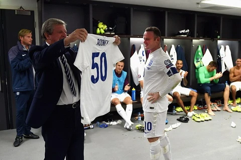 Rooney được tặng áo đấu số 50. (Nguồn:​ Getty Images)