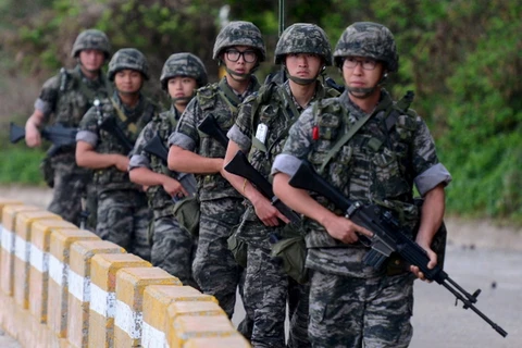 Lực lượng binh sỹ Hàn Quốc. (Nguồn: Reuters)