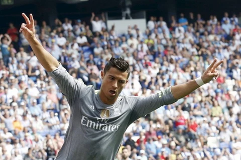 Cristiano Ronaldo ghi 5 bàn vào lưới Espanyol. (Nguồn: Getty Images)
