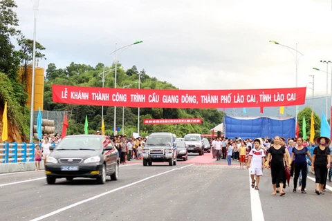 Lào Cai khánh thành cây cầu 360 tỷ đồng bắc qua sông Hồng