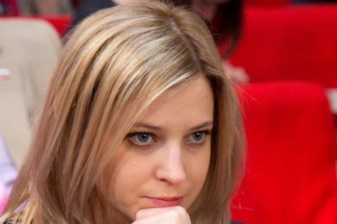 Tổng công tố viên xinh đẹp Crimea Natalia Poklonskaya. (Nguồn: AP)