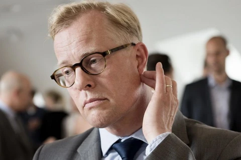 Bộ trưởng Quốc phòng Đan Mạch Carl Holst. (Nguồn: tv2.dk)