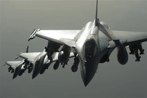 Máy bay chiến đấu của Pháp. (Nguồn: AP)