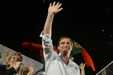Liên minh trung hữu cầm quyền do đương kim Thủ tướng Pedro Passos Coelho lãnh đạo chiến thắng. (Nguồn: ndtv.com)