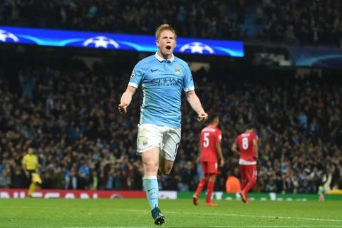 Kevin de Bruyne giúp Man City đánh bại Sevilla. (Nguồn: AFP)