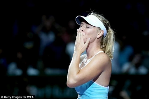 Sharapova đã sớm giành vé vào bán kết WTA Finals 2015. (Nguồn: Getty Images)
