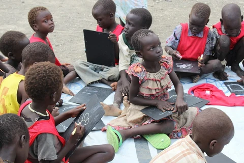Trẻ em ở Nam Sudan. (Nguồn: theguardian)