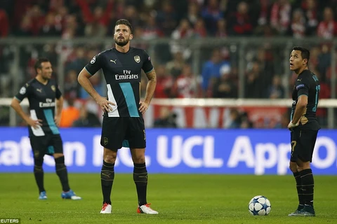 Arsenal gẩn ngày chia tay Champions League hơn bao giờ hết. (Nguồn: Reuters)
