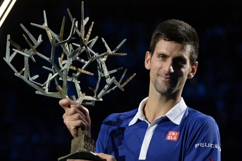 Djokovic lần thứ tư vô địch Paris Masters. (Nguồn: AFP/Getty Images)