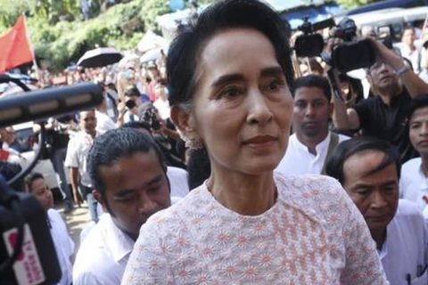 Lãnh đạo đảng NLD, bà Aung San Suu Kyi. (Nguồn: Reuters)