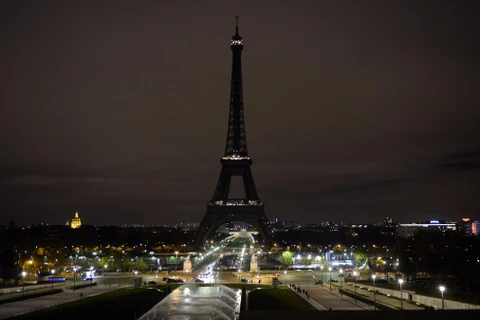 Cầu thang máy ở Tháp Eiffel không hoạt động. (Nguồn: AFP/Getty Images)