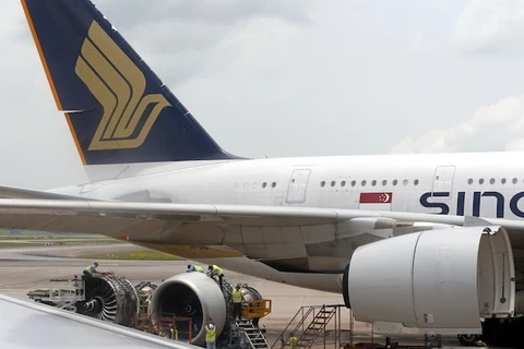 Máy bay của Singapore Airlines bị dọa đánh bom. (Nguồn: EPA)