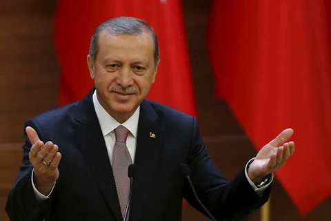 Tổng thống Thổ Nhĩ Kỳ Recep Tayip Erdogan. (Nguồn: Reuters)