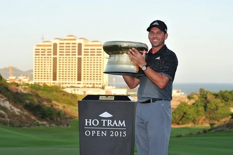 Golfer Sergio Garcia giành chức vô địch. (Nguồn: AFP)