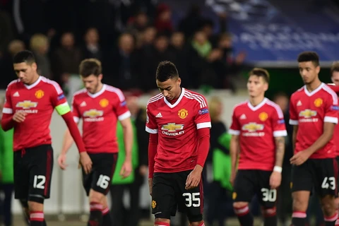 Manchester United chia tay Champions League. (Nguồn: AFP/Getty Images)