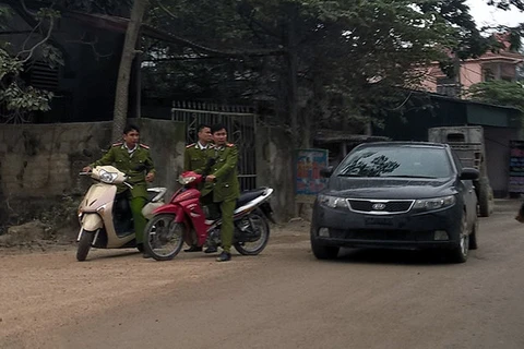 Công an tỉnh Thanh Hóa và trại giam Thanh Phong truy bắt phạm nhân Sơn. (Nguồn: TT)