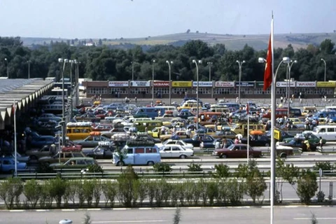 Cửa khẩu biên giới Kapitan Andreevo. (Nguồn: AP)
