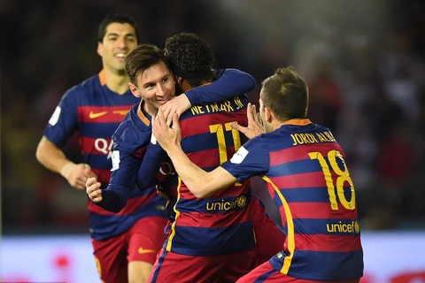 Barcelona giành chức vô địch FIFA Club World Cup 2015. (Nguồn: Getty Images)