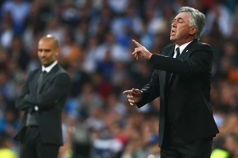 Carlo Ancelotti thay Pep Guardiola. (Nguồn: Getty Images)