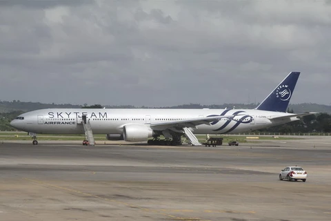 Chiếc máy bay của Air France đã phải hạ cánh khẩn cấp ở Kenya. (Nguồn: AP)