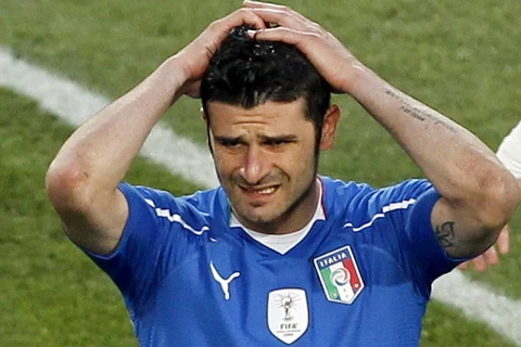Cựu tuyển thủ Italy, Vincenzo Iaquinta. (Nguồn: EPA)