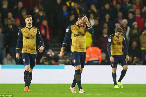 Arsenal nhận thảm bại trong Ngày lễ tặng quà. (Nguồn: Getty Images)