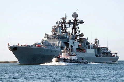Tàu chiến của Hải quân Nga. (Nguồn: stripes.com)
