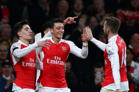 Arsenal vô địch lượt đi Premier League. (Nguồn: Getty Images)