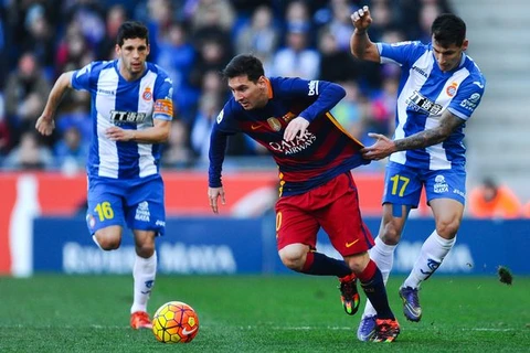 Messi đã không thể giúp Barcelona giành 3 điểm trước đội bóng láng giềng. (Nguồn: Getty Images)