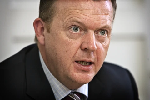 Thủ tướng Đan Mạch Lars Lokke Rasmussen. (Nguồn: AFP)