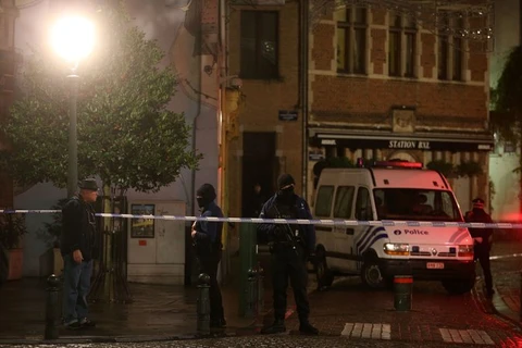 Cảnh sát Bỉ tăng cường an ninh. (Nguồn: Getty Images)