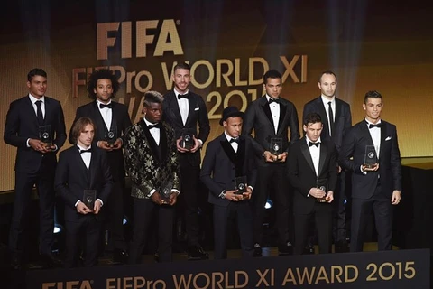 Đội hình xuất sắc nhất năm của FIFA. (Nguồn: Getty Images)