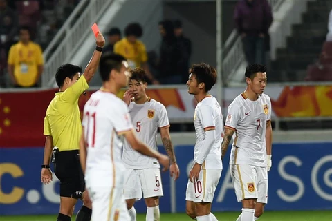 U23 Trung Quốc thua ở trận ra quân. (Nguồn: Xinhua)
