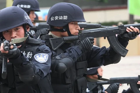 Lực lượng cảnh sát Trung Quốc. (Nguồn: krmagazine.com)